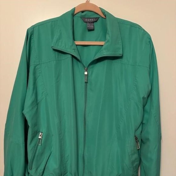 Koret Ladies Lined Jacket, size L, green - Picture 1 of 6